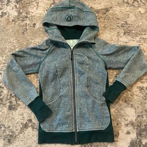 Lululemon full zip scuba size 4